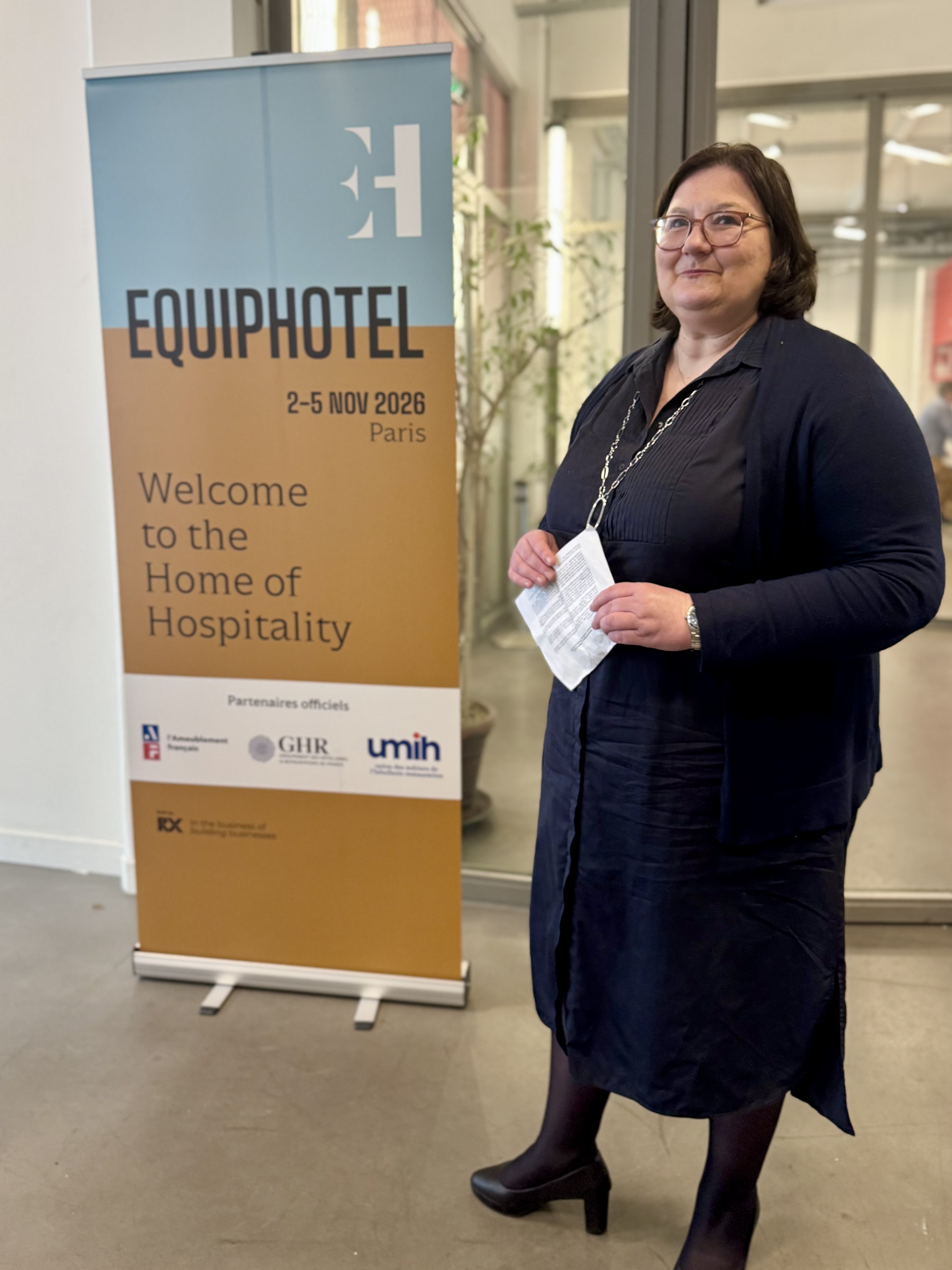 Béatrice Gravier, directrice du salon Equiphotel.